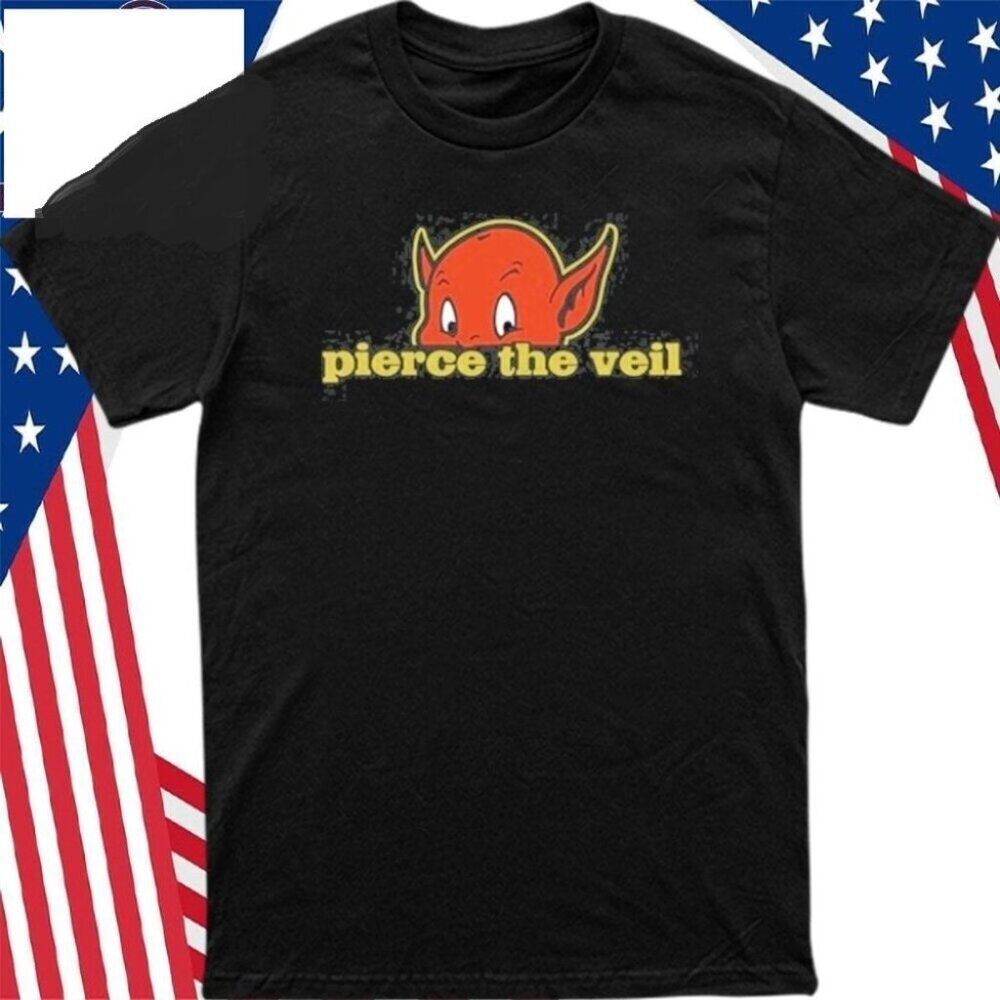 Pierce The Veil Devil Graphic Tee Alt Rock Summer Casual Fan T-Shirt